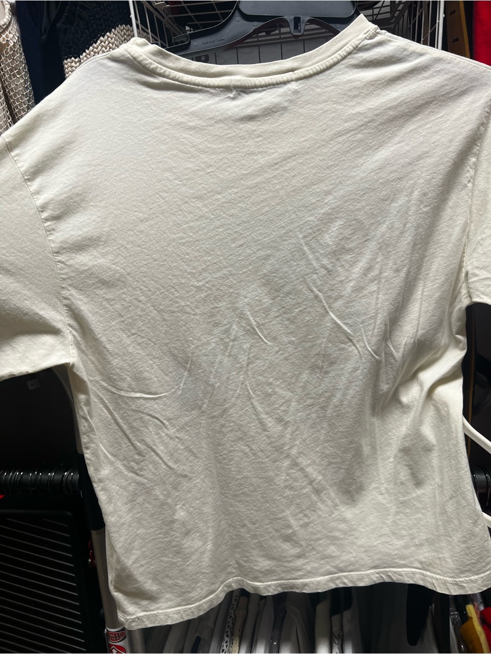 Letluv Elton John Vintage Graphic Cream Tee - Women Tops - Picture 9 of 10